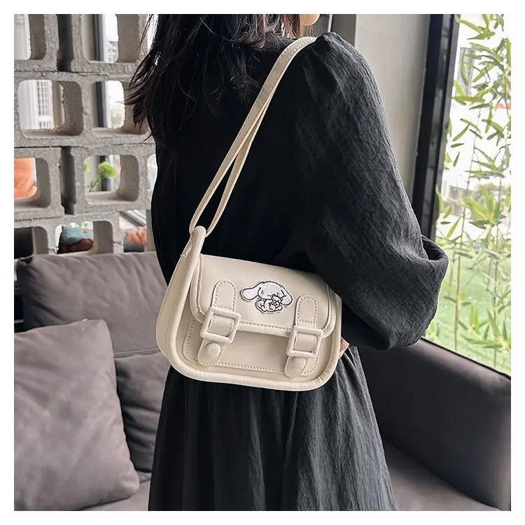 Kawaii Sanrio Kuromi All-match Armpit Bag Net Red Same Style Bag Cambridge Bag Shoulder Bag Japanese and Korean Gifts