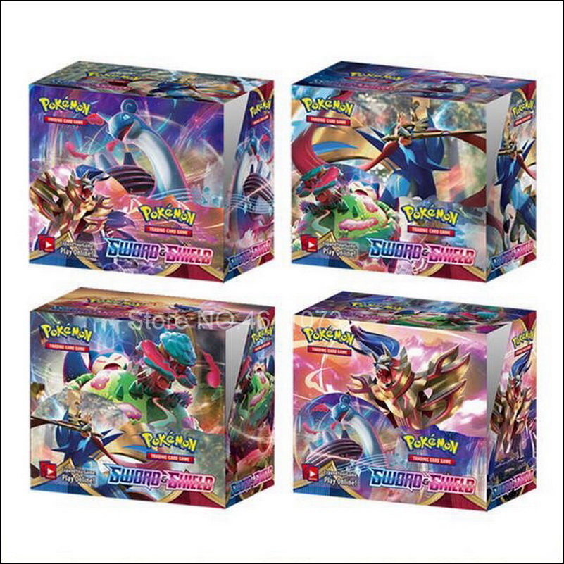 324pcs Pokemon Sword Shield Rebel Clash English Trading Card Game Collectible Toy Set - 1