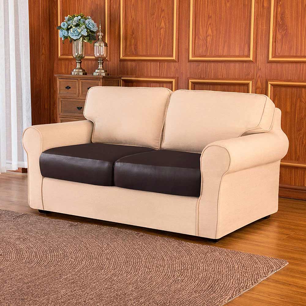 Norfinch PU Leather Stretch Sofa Cushion Cover