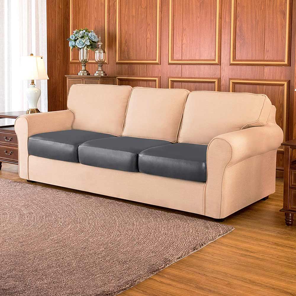 Norfinch PU Leather Stretch Sofa Cushion Cover