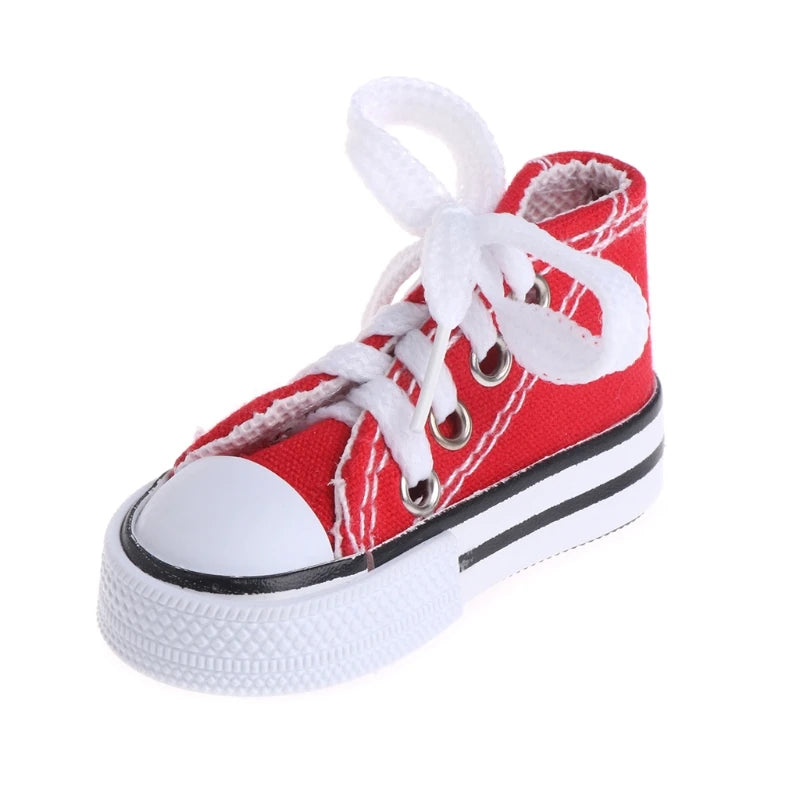 4Pack Parrot Games Toys for Birds Mini Canvas Shoes Chew Bite Decoration Hanging Cage Funny Parrot Craft