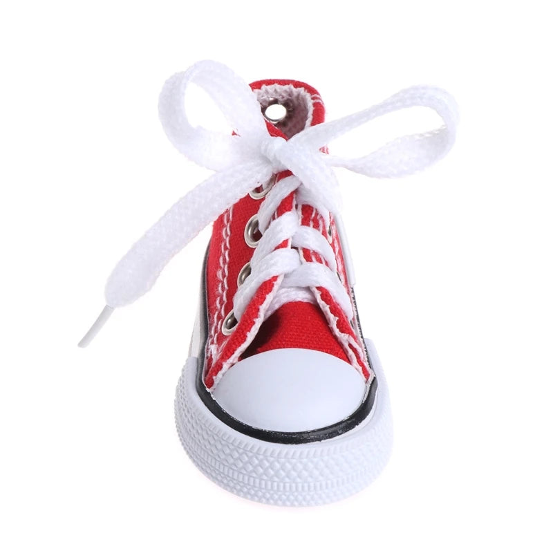 4Pack Parrot Games Toys for Birds Mini Canvas Shoes Chew Bite Decoration Hanging Cage Funny Parrot Craft