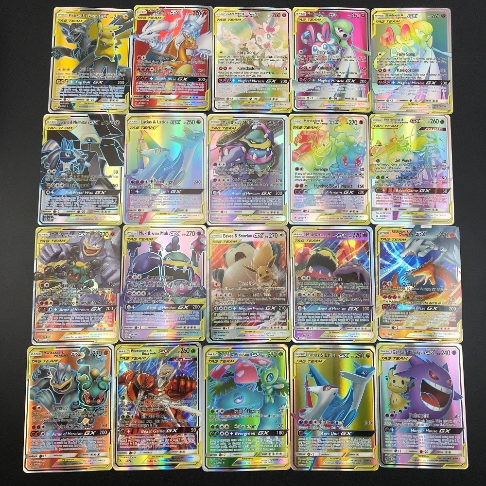 Pokemon Vmax Gx Mega Shiny Tag Team Ex Battle Trading Card Game Ultimate Childrens Toy - 4