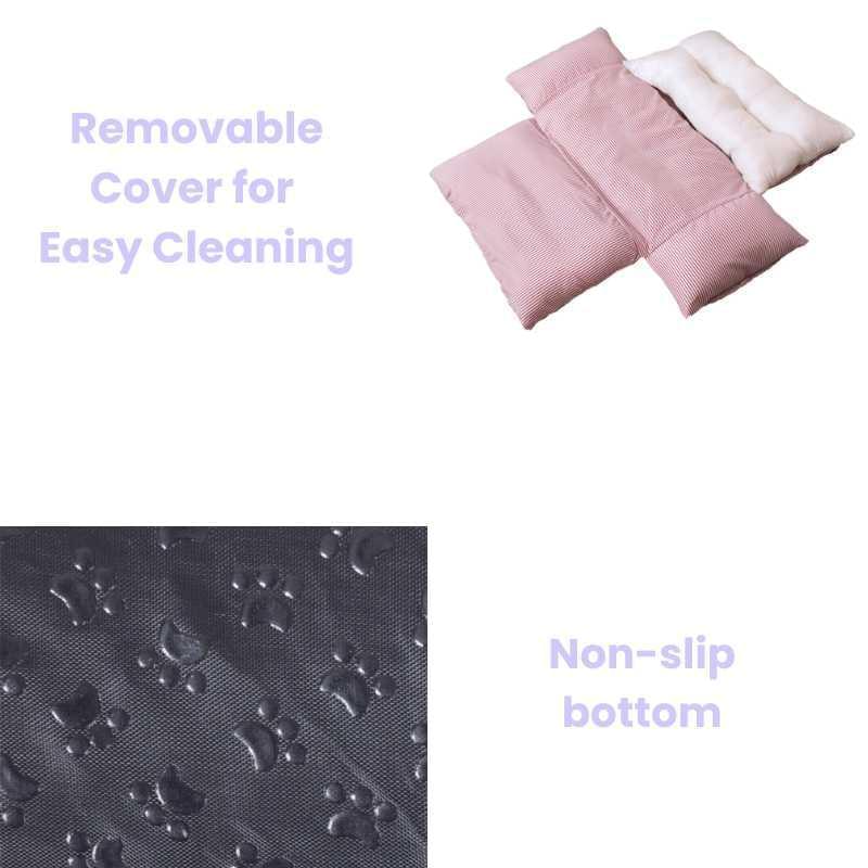 Pet Seat Bed Dog Bed Travel Cat Bed Mat Puppy Carrier Seat Bag Folding Pet Carriers Bag Carrying For Cat Dogs Transportin Safety