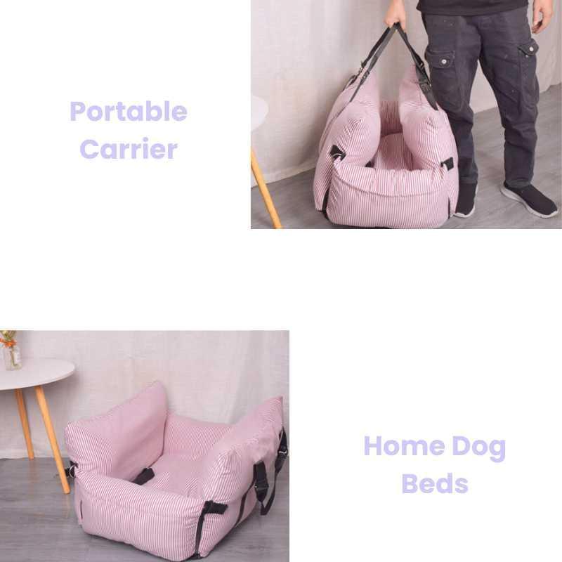 Pet Seat Bed Dog Bed Travel Cat Bed Mat Puppy Carrier Seat Bag Folding Pet Carriers Bag Carrying For Cat Dogs Transportin Safety