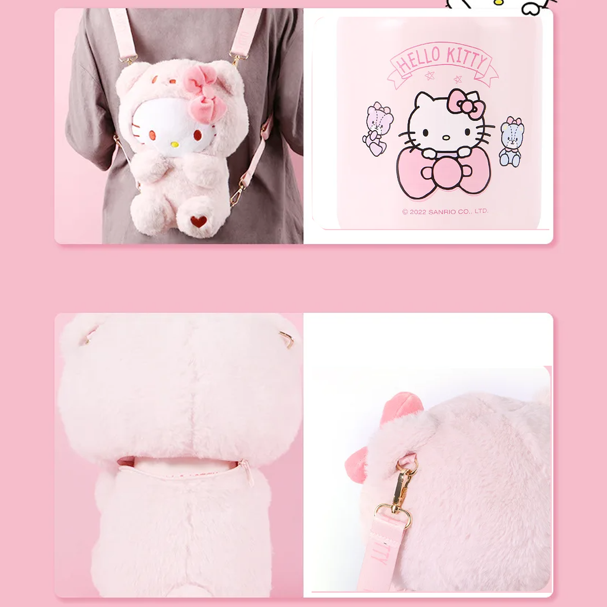 550ML Cute HelloKittys Sippy Water Cup Vacuum Flask Stainless Steel High Capacity Insulated Mug