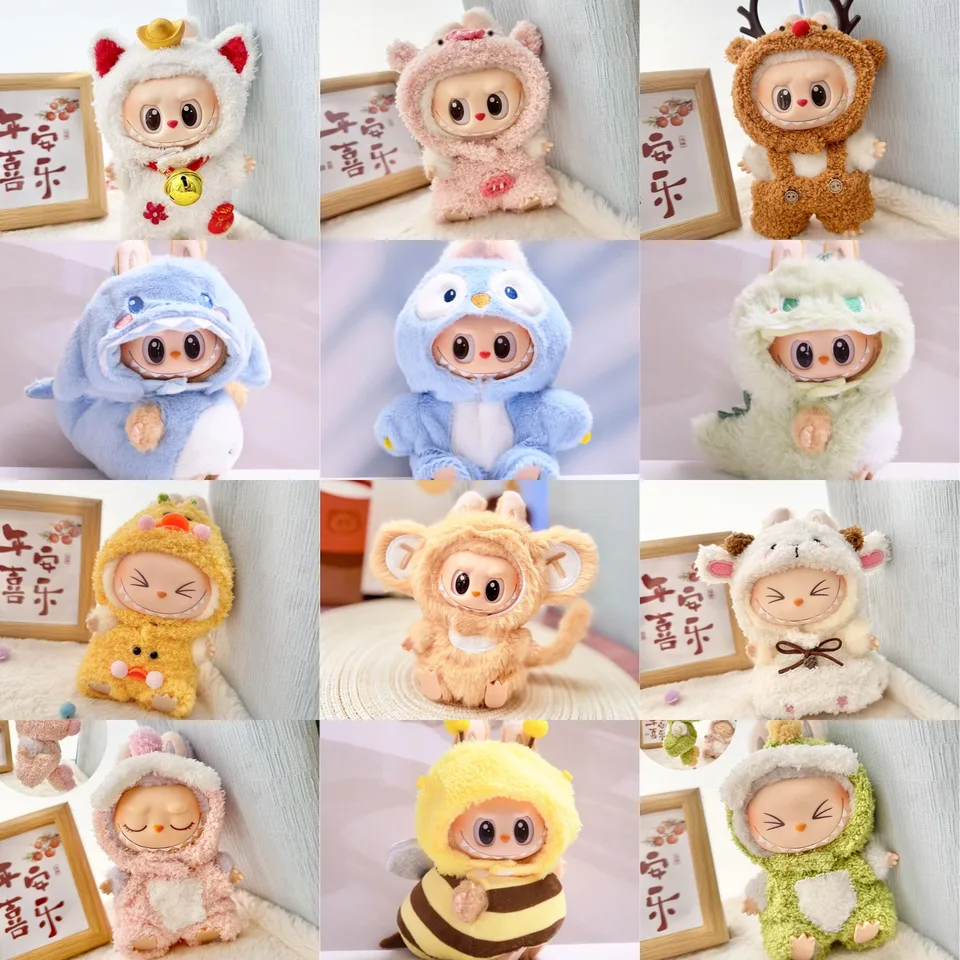 Labubu Cute Animal Hat Outfit Collection (No Doll Included)