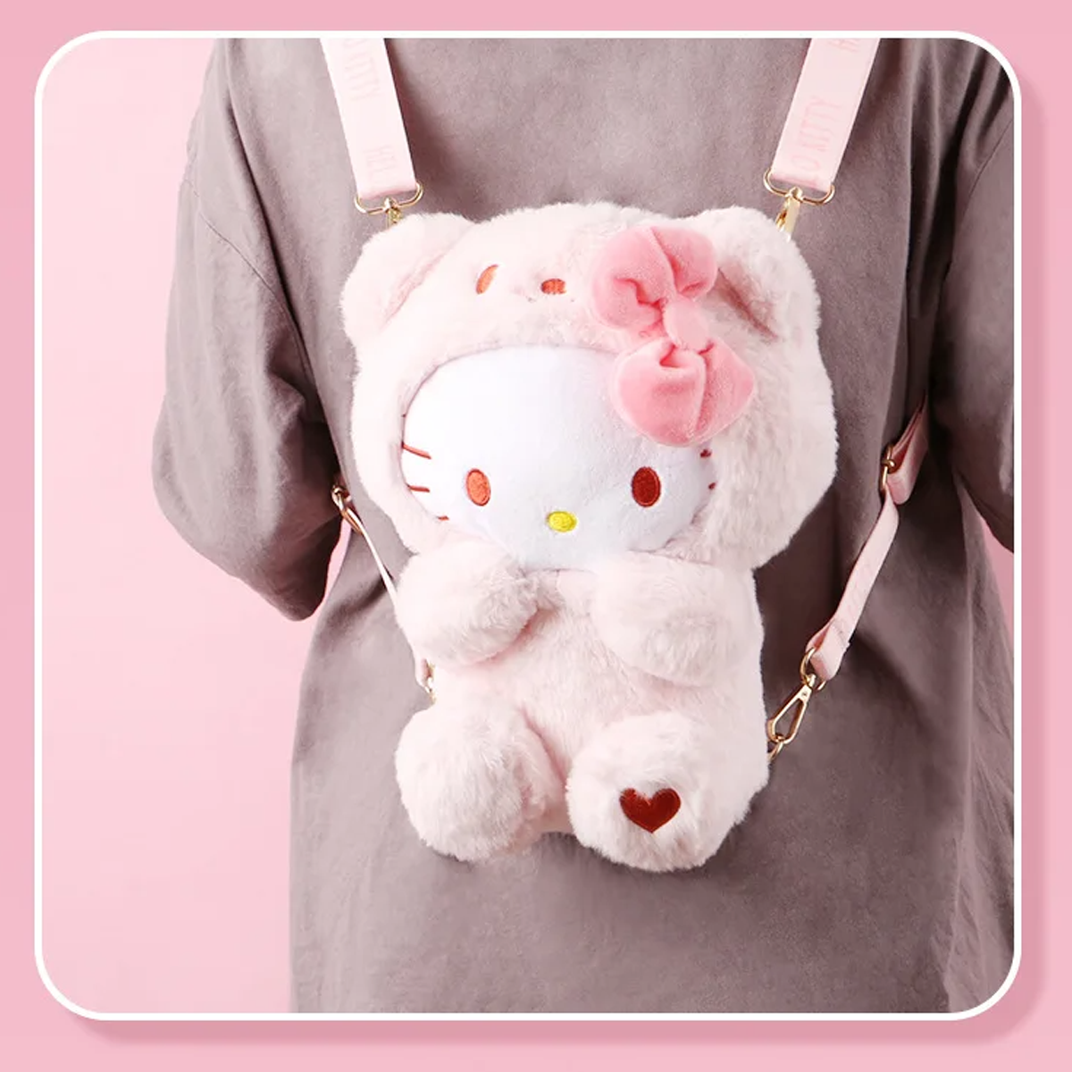 550ML Cute HelloKittys Sippy Water Cup Vacuum Flask Stainless Steel High Capacity Insulated Mug