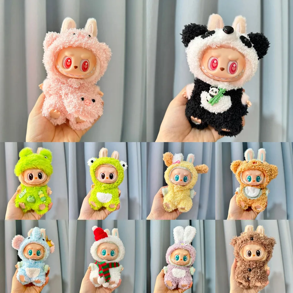 Labubu Cute Animal Hat Outfit Collection (No Doll Included)