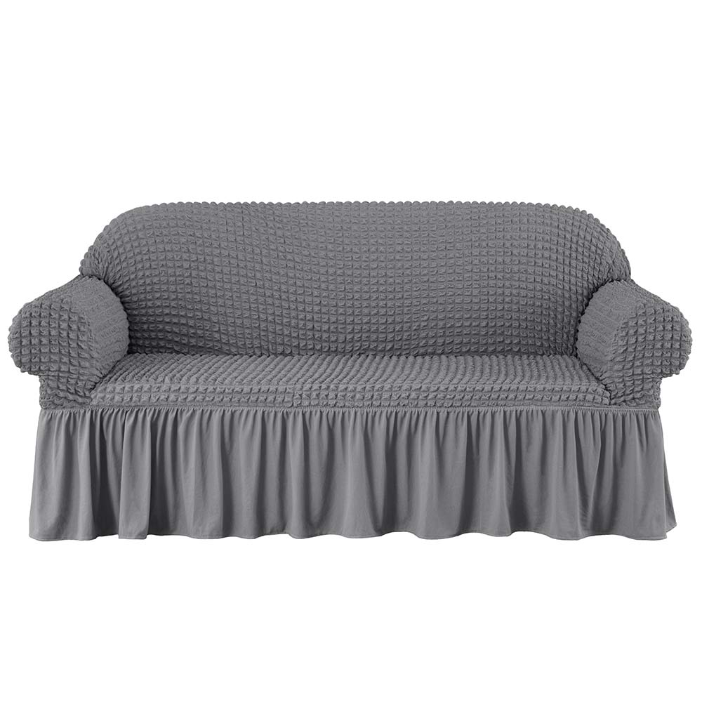 Kourtney Skirt Style Stretch Sofa Slipcover