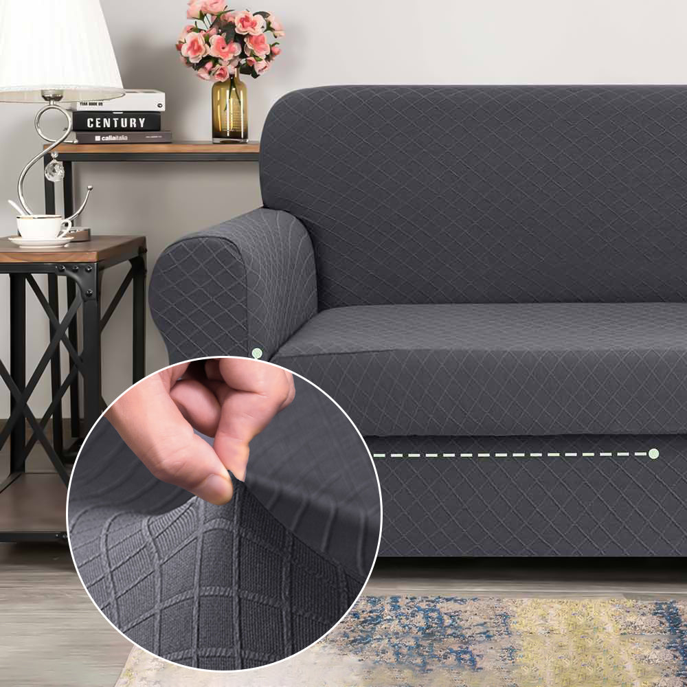 Paula Rhombus Stretch Sofa Slipcover
