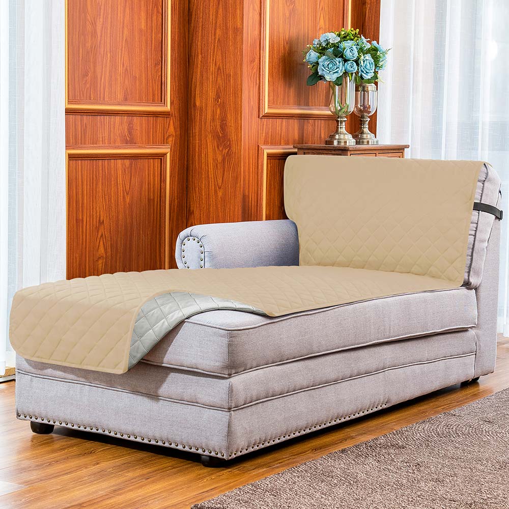 Caledonia Reversible Chaise Sofa Slipcover