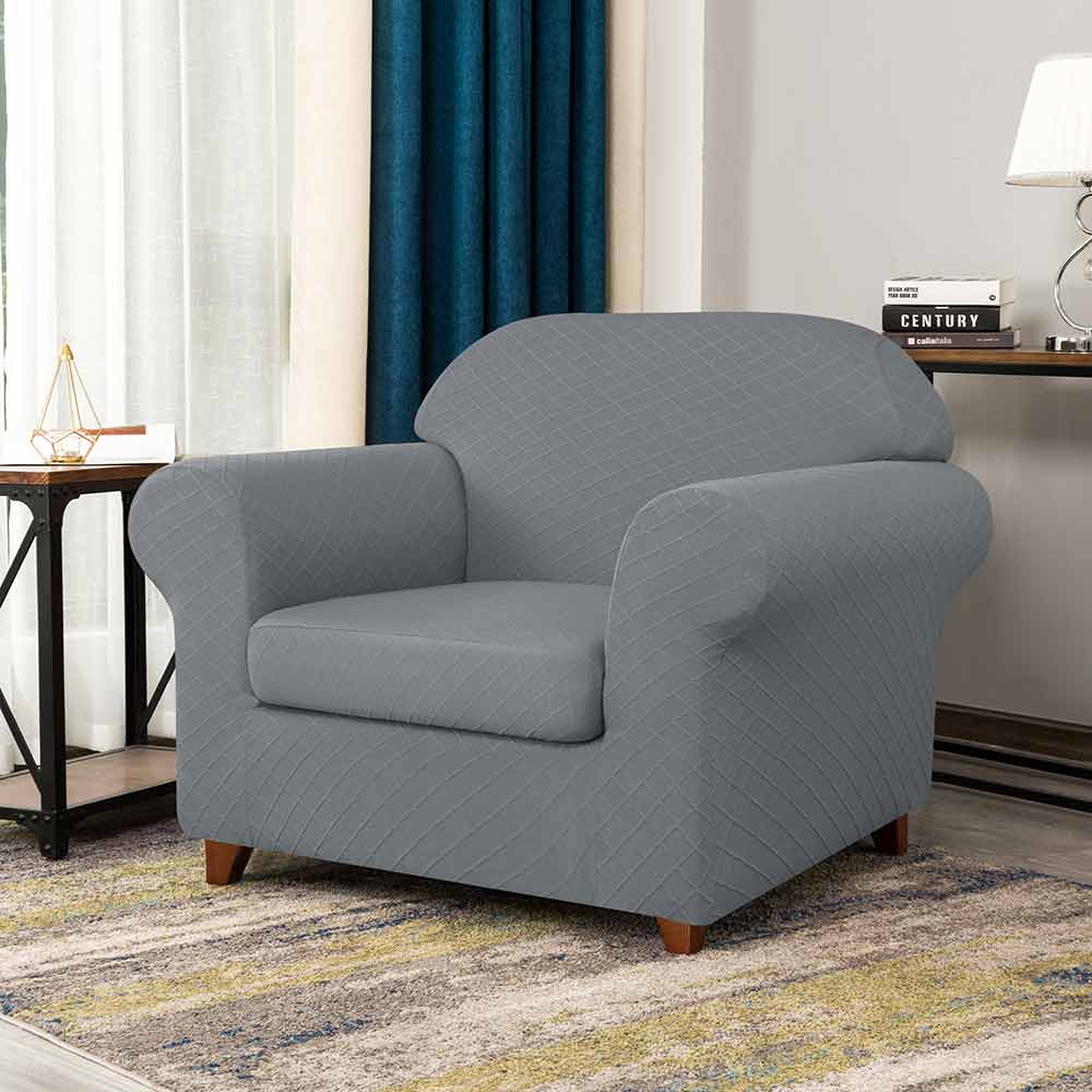 Paula Rhombus Stretch Sofa Slipcover