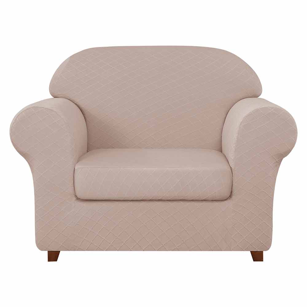 Paula Rhombus Stretch Sofa Slipcover