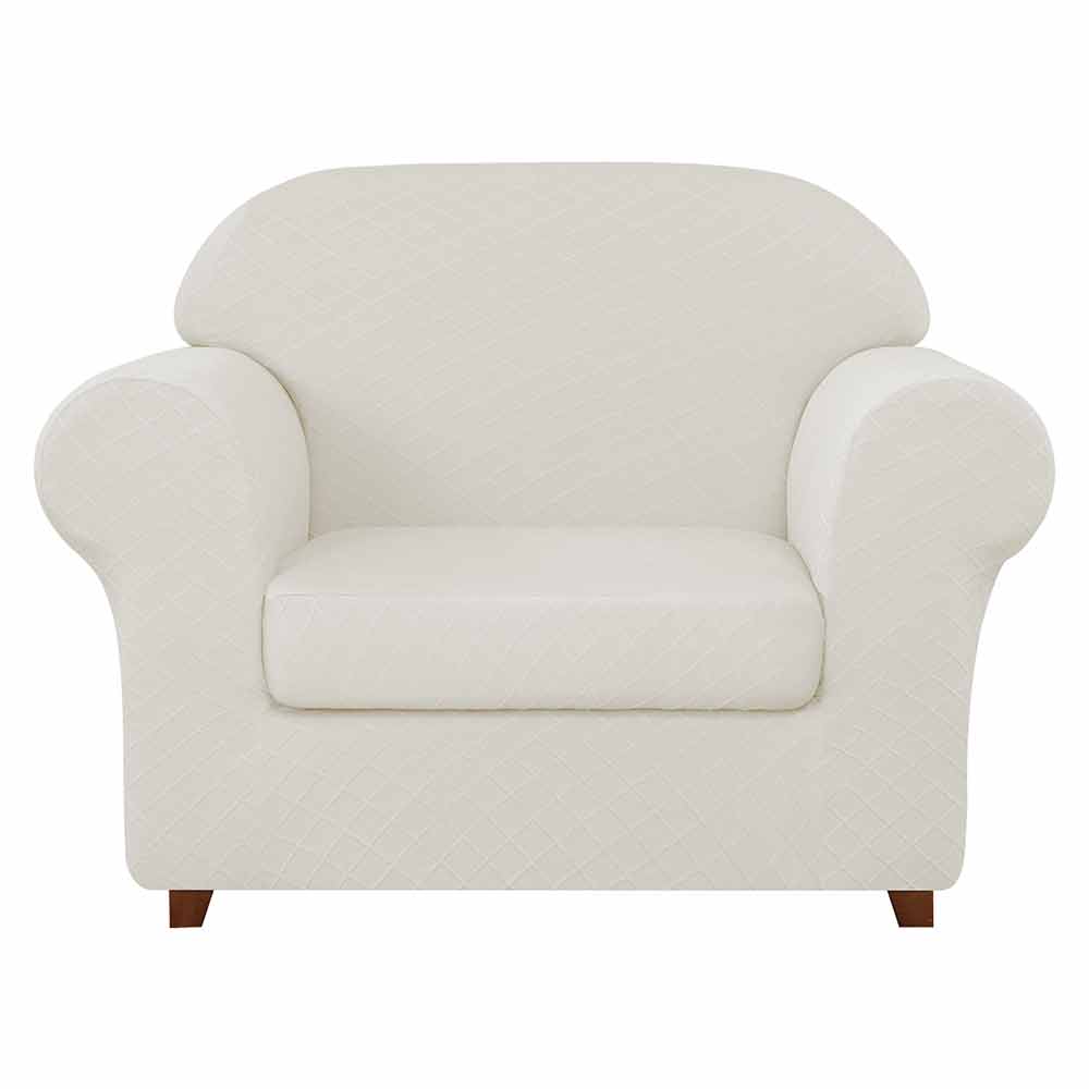 Paula Rhombus Stretch Sofa Slipcover