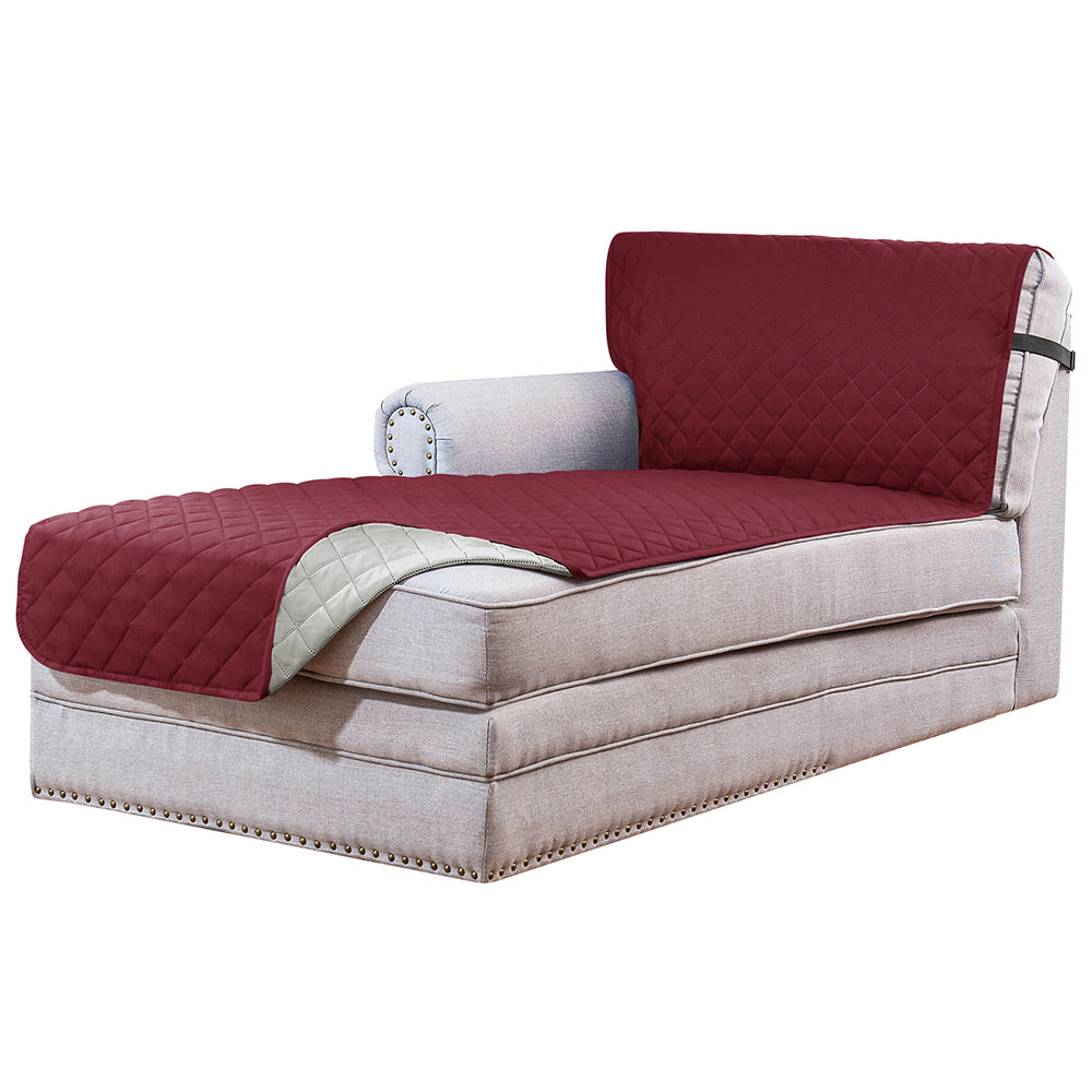 Caledonia Reversible Chaise Sofa Slipcover