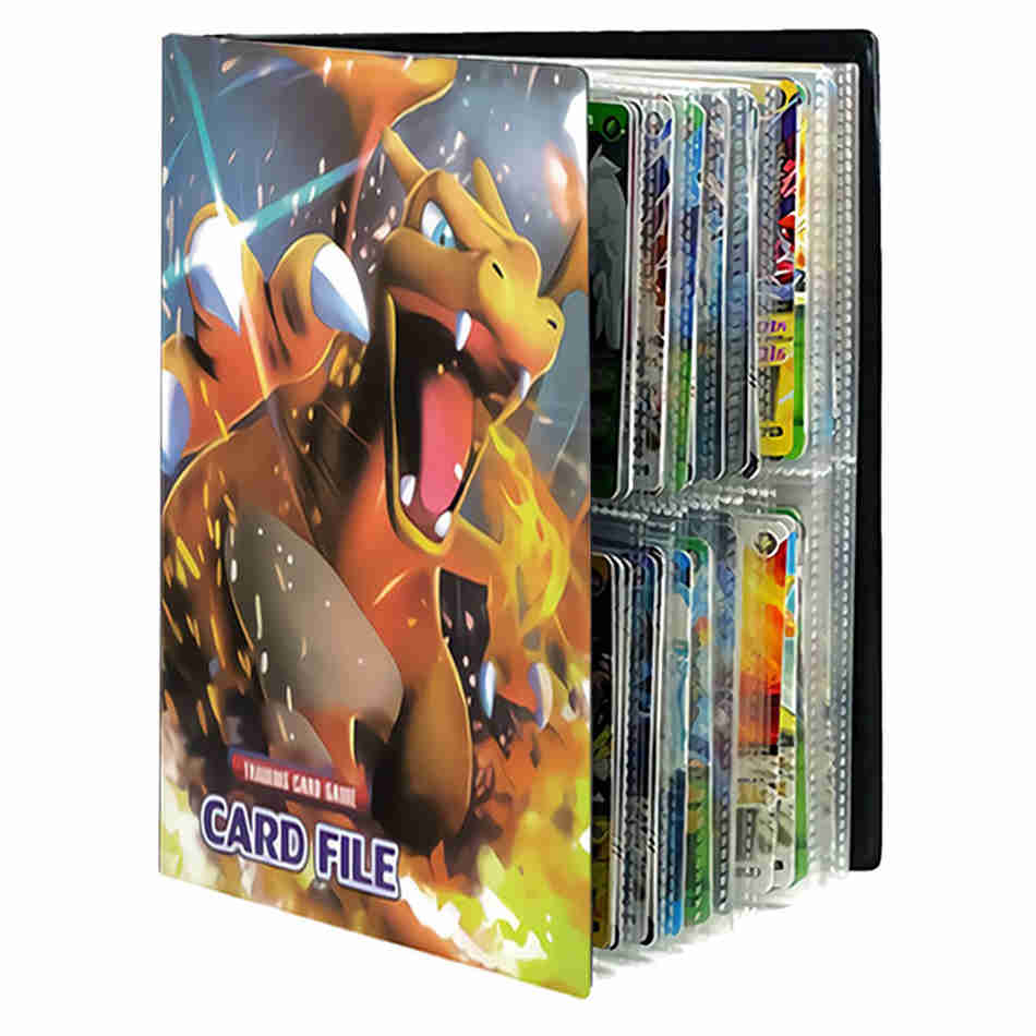 240pcs Pokemon Card Collection Album With Ex Gx Anime Card Binder Kids Toy Collectors Holder - 3