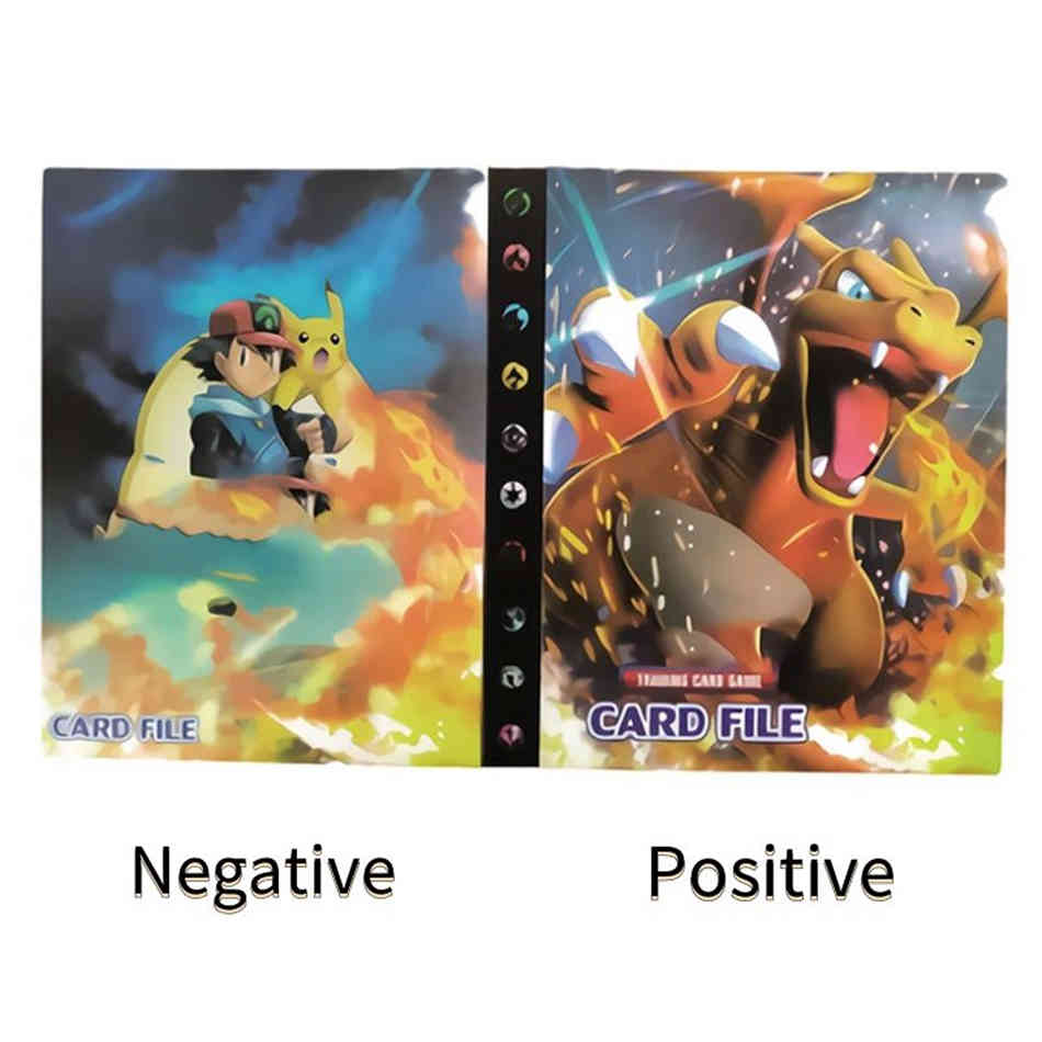 240pcs Pokemon Card Collection Album With Ex Gx Anime Card Binder Kids Toy Collectors Holder - 4