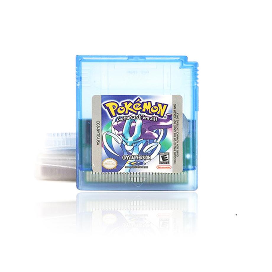 Pokemon 16bit Cartridge Game Card Series Blue Green Silver Crystal Yellow Red Golden Versions For Console - 5
