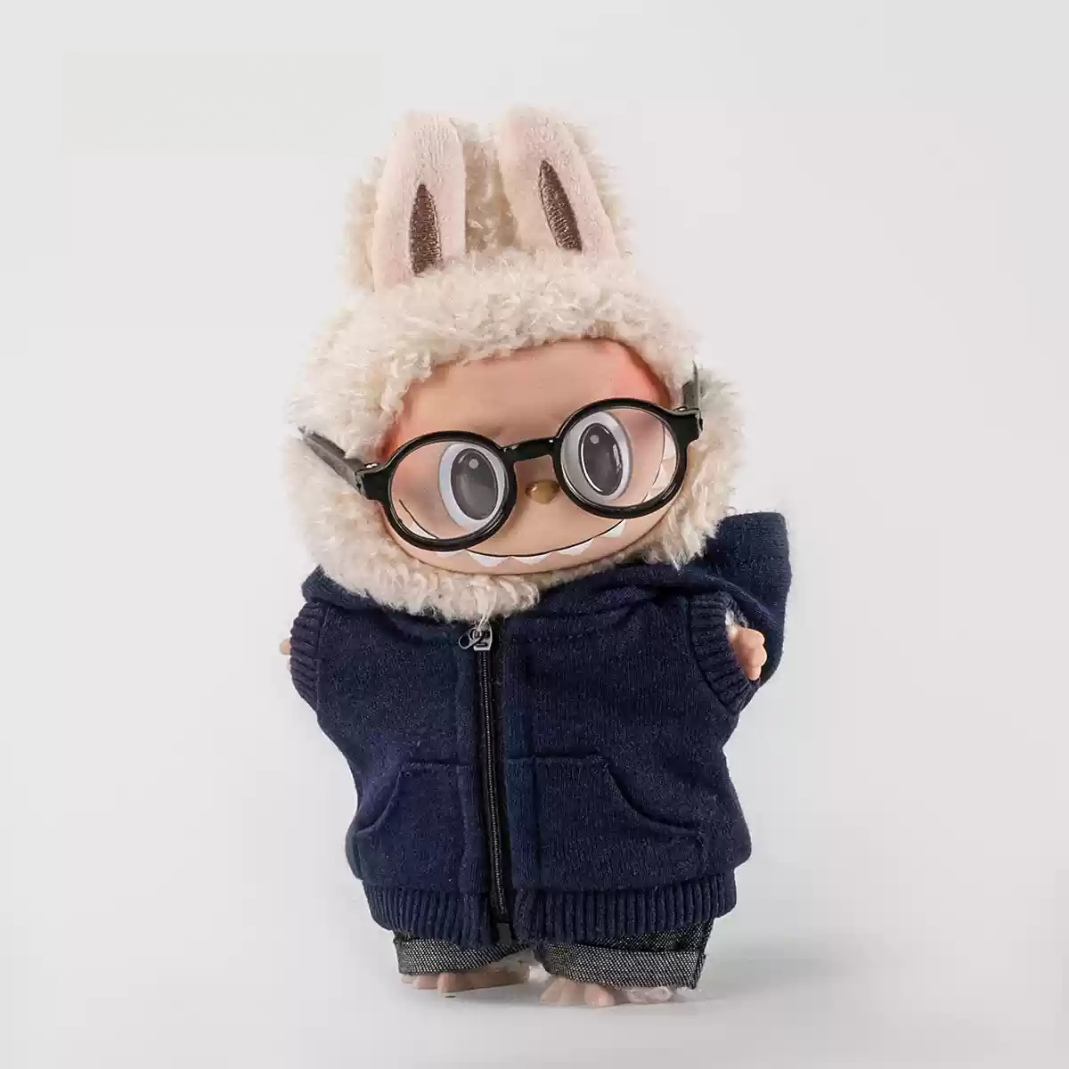 Labubu Outfits: Zipper Hoodie Collection (No Doll Included)