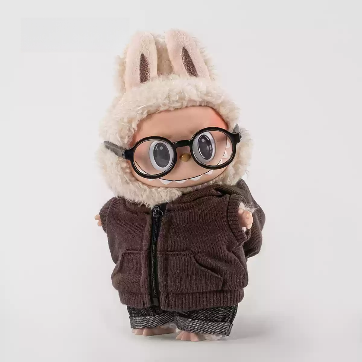 Labubu Outfits: Zipper Hoodie Collection (No Doll Included)