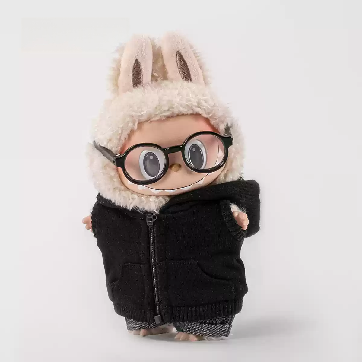 Labubu Outfits: Zipper Hoodie Collection (No Doll Included)