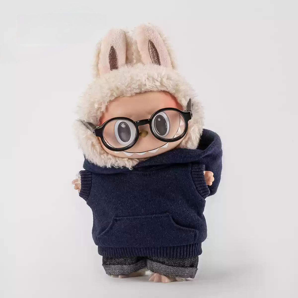 Labubu Outfits: Zipper Hoodie Collection (No Doll Included)