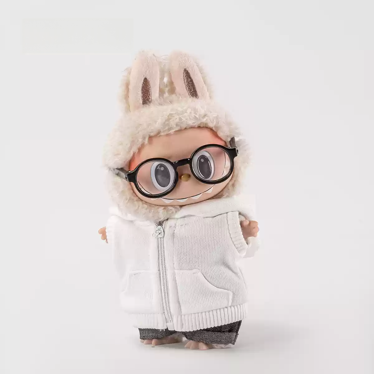 Labubu Outfits: Zipper Hoodie Collection (No Doll Included)