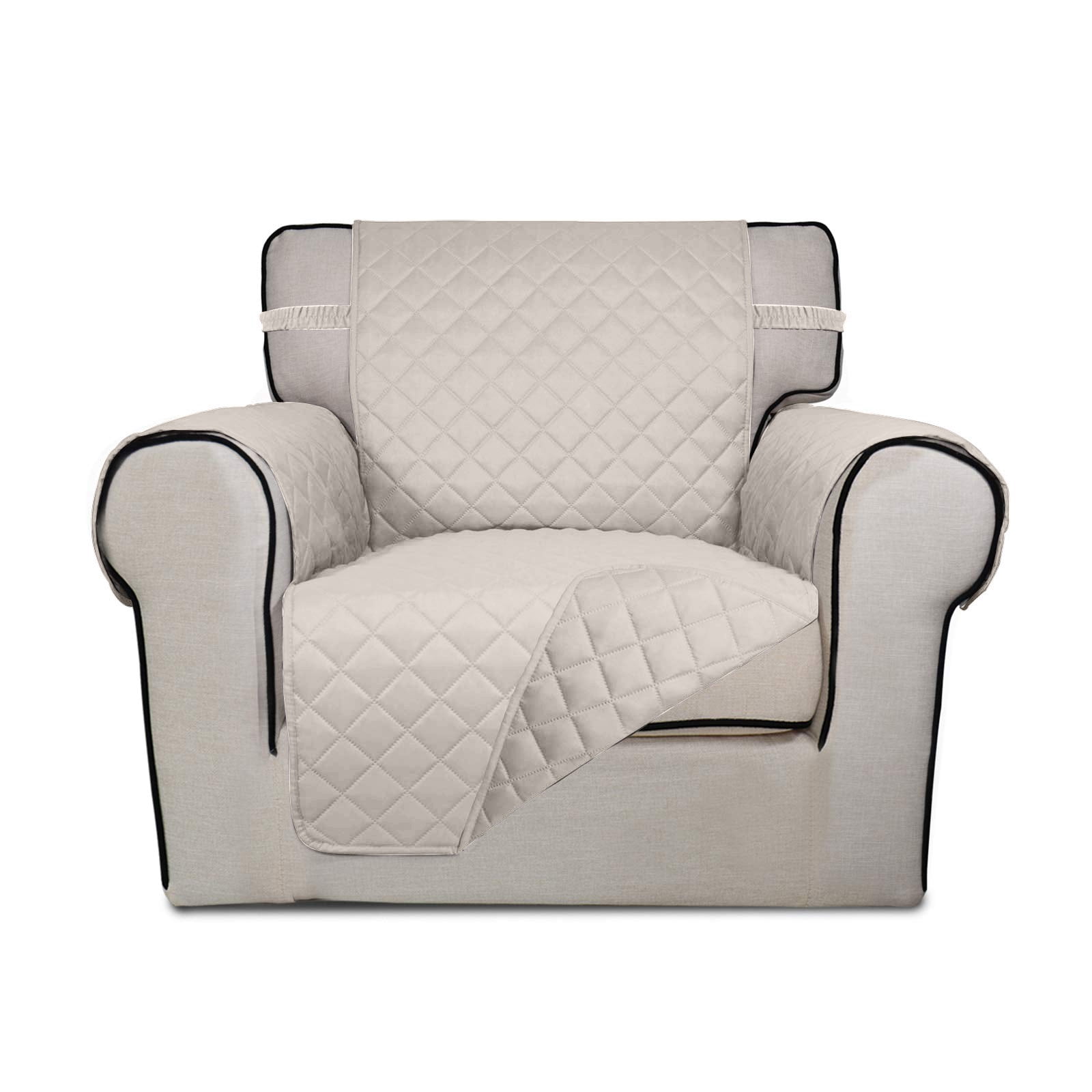 Sanmadrola 100% Waterproof Sofa Cover Machine Washable Couch Cover Love Seat Slipcover