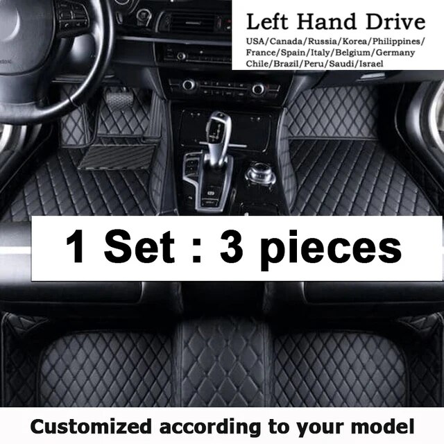 For Ford Focus Mk2 Mk2.5 2005~2015 Car Floor Mats Rugs Panel Footpads Anti-Slip Carpet Cover Cape Foot Pads Sticker Accessories