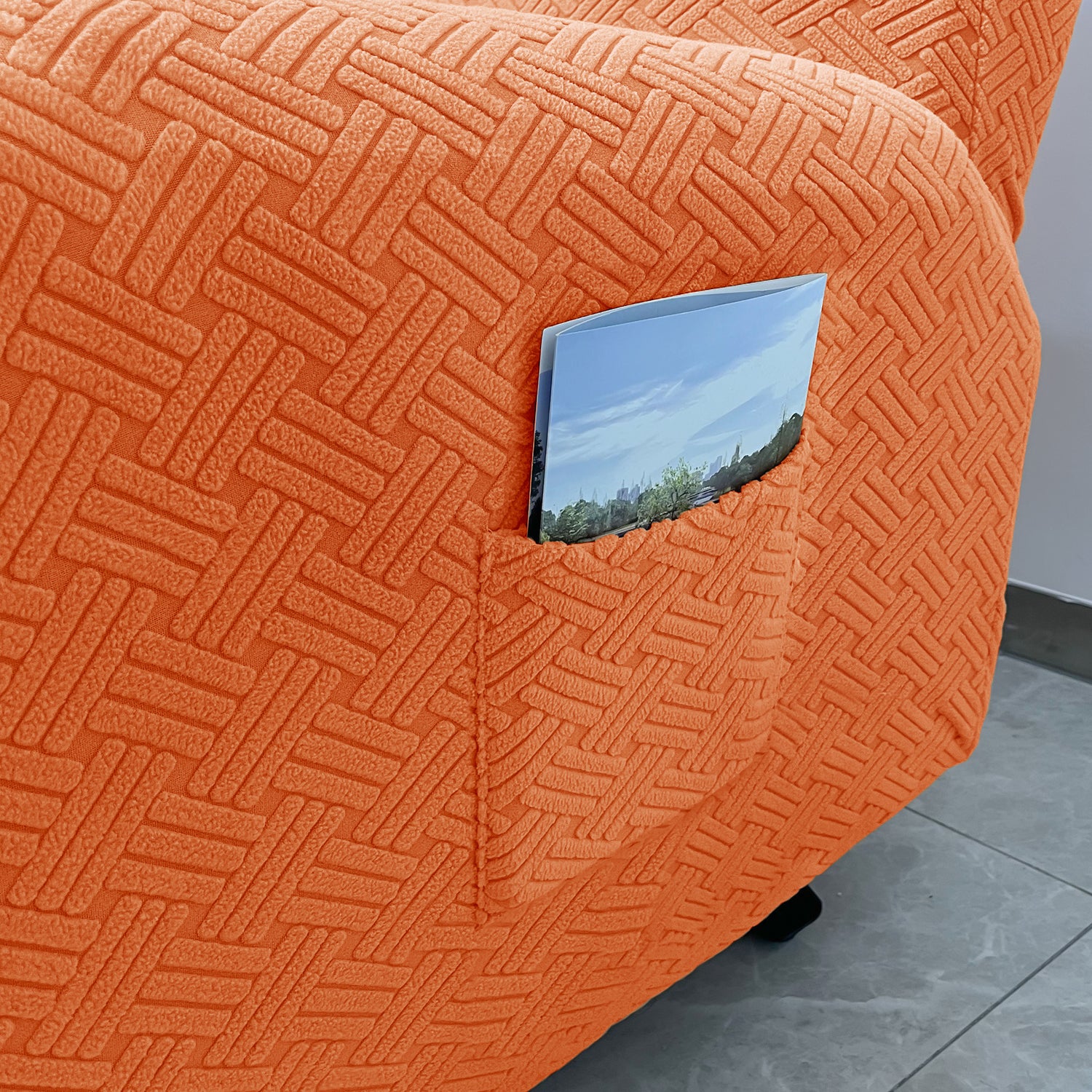 Sofa Cover for All Seasons-Elastic All-Inclusive Recliner Cover for First-Class Comfort  REC REC