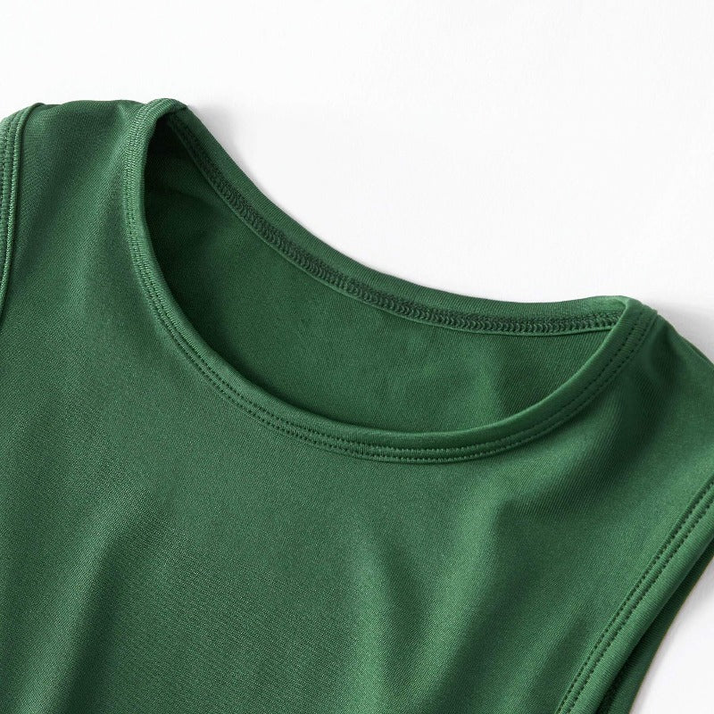 Cactus Print splicing Sleeveless Mommy and Me Maxi Dress (3568679452756)