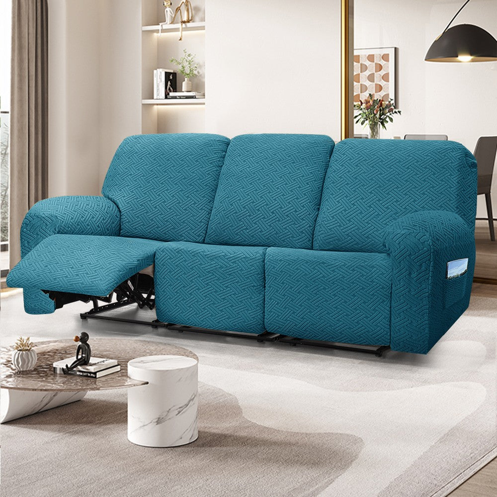 Sofa Cover for All Seasons-Elastic All-Inclusive Recliner Cover for First-Class Comfort  REC REC