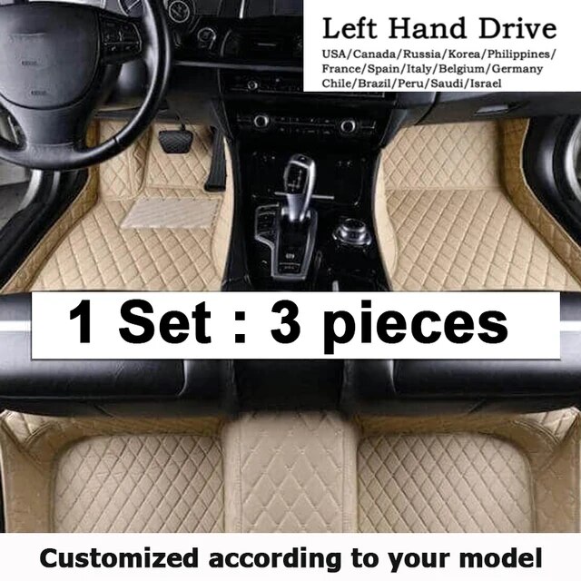 For Ford Focus Mk2 Mk2.5 2005~2015 Car Floor Mats Rugs Panel Footpads Anti-Slip Carpet Cover Cape Foot Pads Sticker Accessories