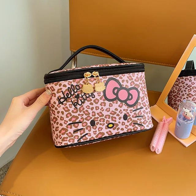 Kawaii Sanrio Hello Kitty Cartoon Cute Women's Bag Handbag Shoulder Bag Makeup Bag Handbag Large Capacity Tote Bag