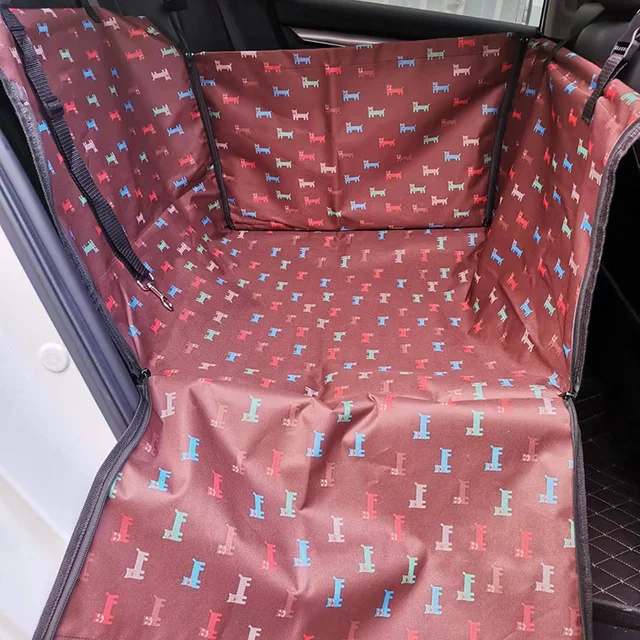 Dog Car Seat Cover Waterproof Pet Travel Dog Carrier Hammock Car Rear Seat Protector Mat Safety Carrier Dogs Cats Car Seat Bag