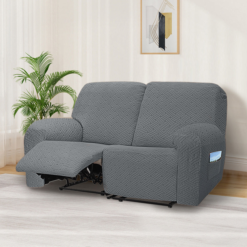 Sofa Cover for All Seasons-Elastic All-Inclusive Recliner Cover for First-Class Comfort  REC REC