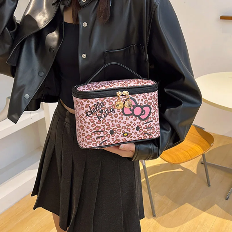 Kawaii Sanrio Hello Kitty Cartoon Cute Women's Bag Handbag Shoulder Bag Makeup Bag Handbag Large Capacity Tote Bag