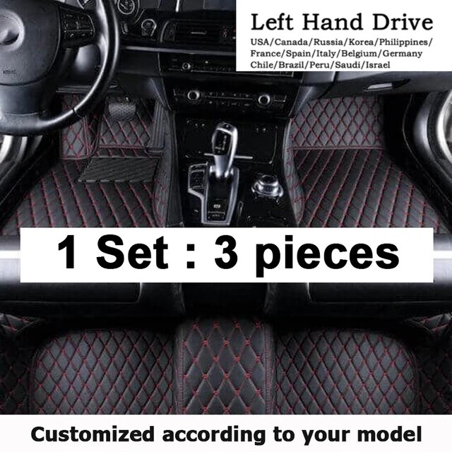 For Ford Focus Mk2 Mk2.5 2005~2015 Car Floor Mats Rugs Panel Footpads Anti-Slip Carpet Cover Cape Foot Pads Sticker Accessories