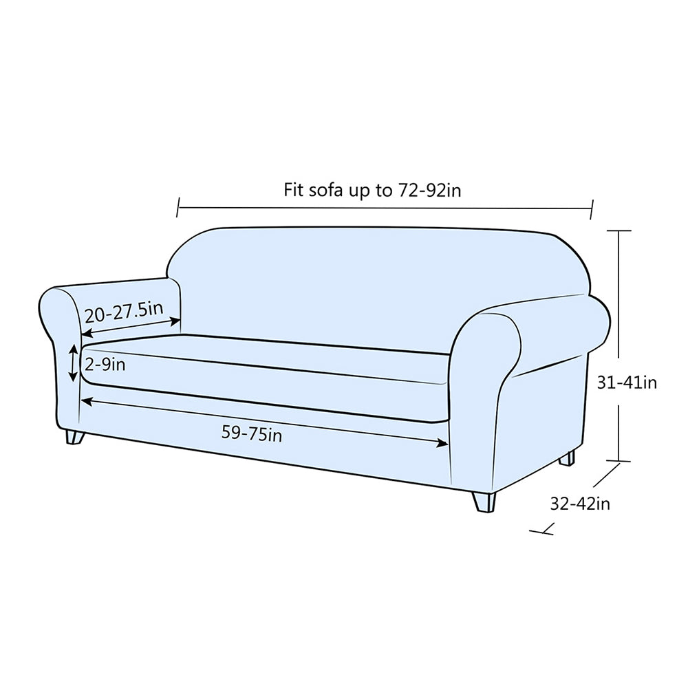 Arnold Plaid Stretch Sofa Slipcover