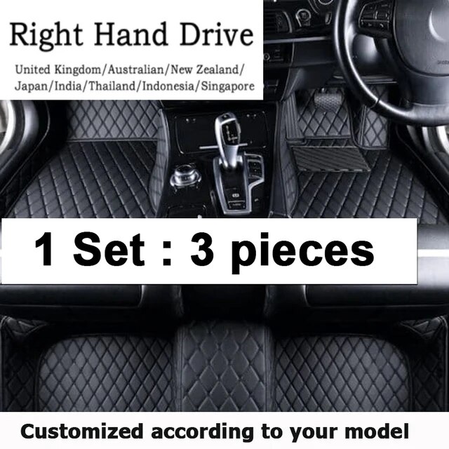 For Ford Focus Mk2 Mk2.5 2005~2015 Car Floor Mats Rugs Panel Footpads Anti-Slip Carpet Cover Cape Foot Pads Sticker Accessories