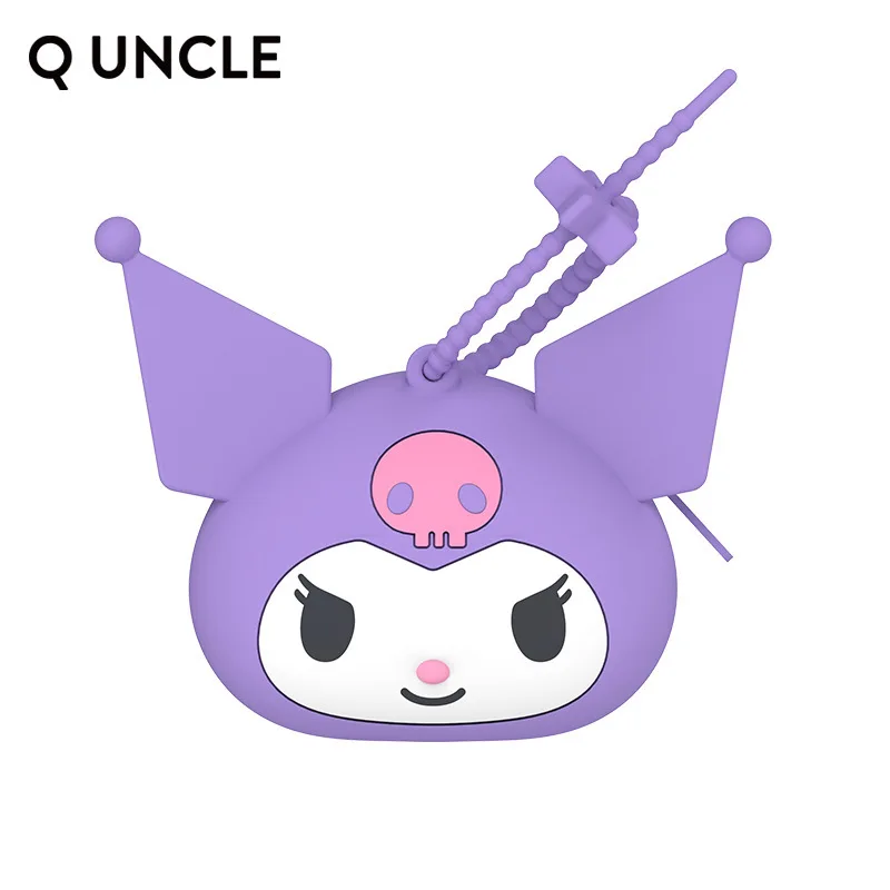 Kawaii Sanrio Hello Kitty Kuromi Mini Silicone Coin Purse Children Cute Caryoon My Melody Coin Purse Children Bag Girl Gifts