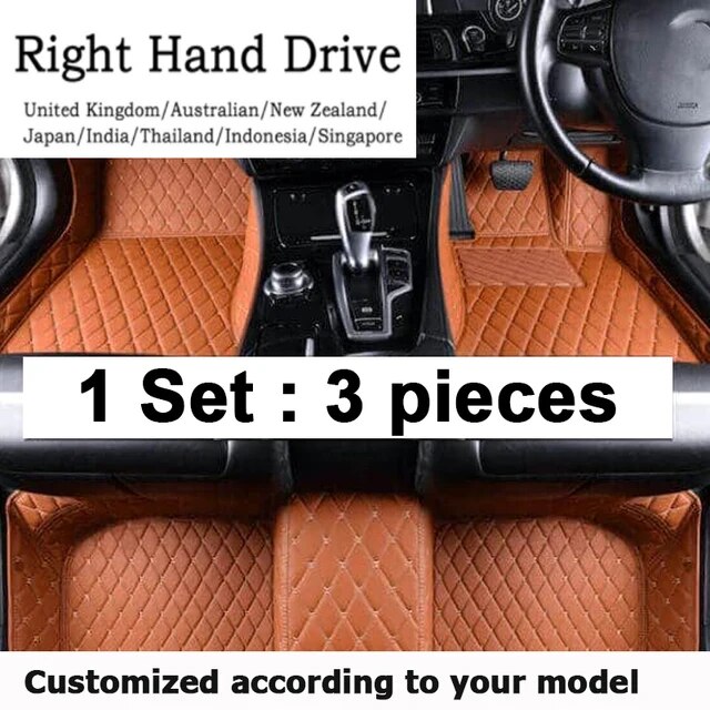 For Ford Focus Mk2 Mk2.5 2005~2015 Car Floor Mats Rugs Panel Footpads Anti-Slip Carpet Cover Cape Foot Pads Sticker Accessories