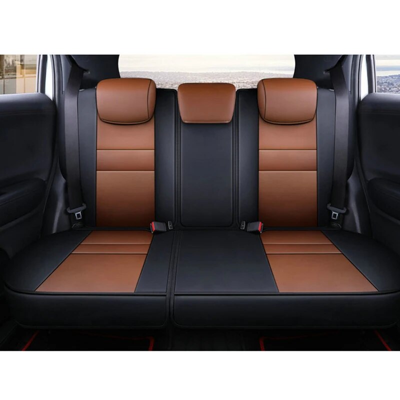 Car Special Luxury Leather Seat Cover For Honda HRV 2015 2016 2017 2018 2019 Waterproof Protection Covers Seat Cushion