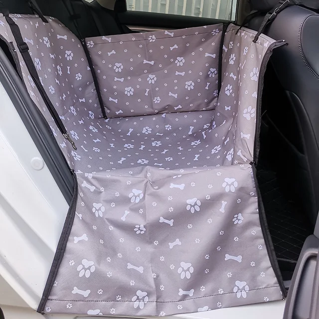 Dog Car Seat Cover Waterproof Pet Travel Dog Carrier Hammock Car Rear Seat Protector Mat Safety Carrier Dogs Cats Car Seat Bag