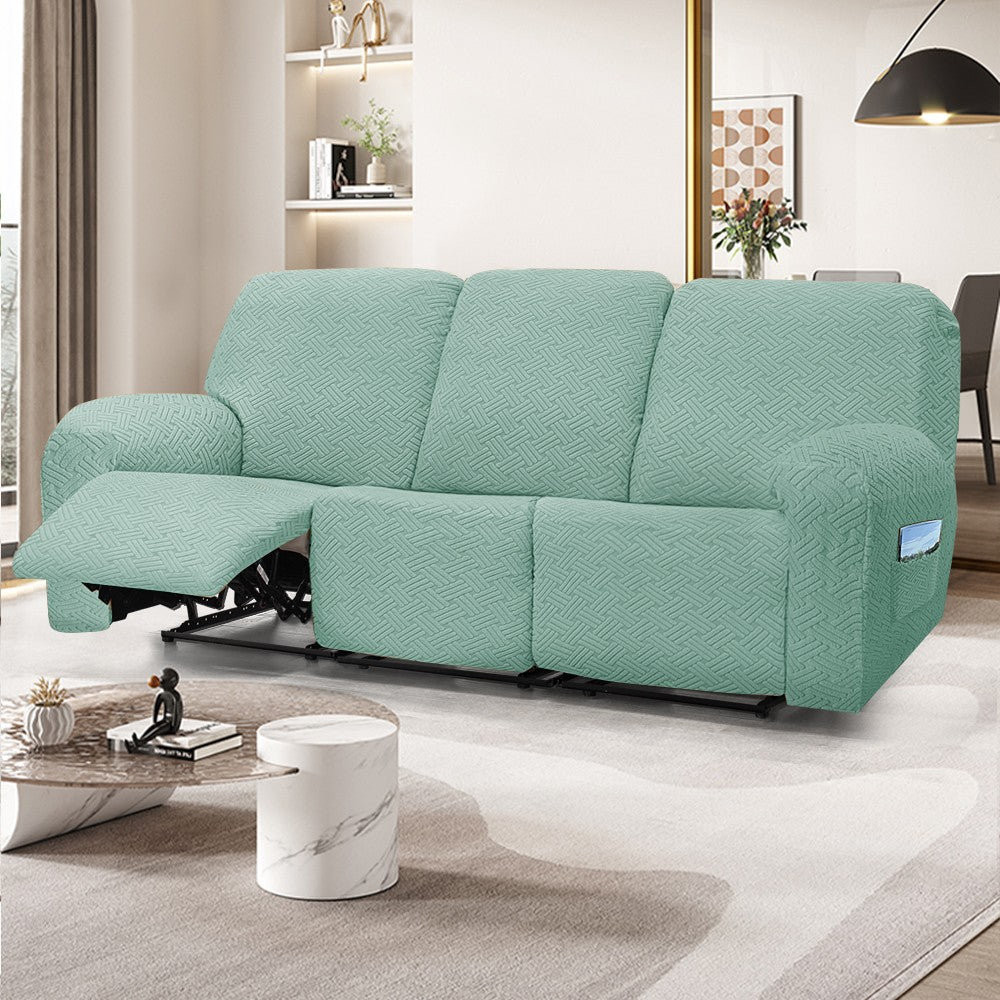 Sofa Cover for All Seasons-Elastic All-Inclusive Recliner Cover for First-Class Comfort  REC REC