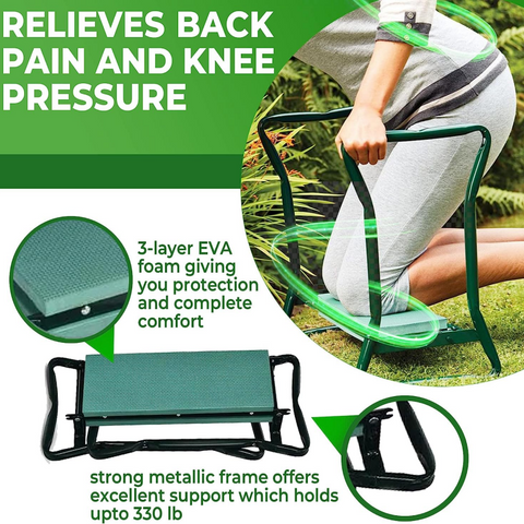 Kneeling gardening bench