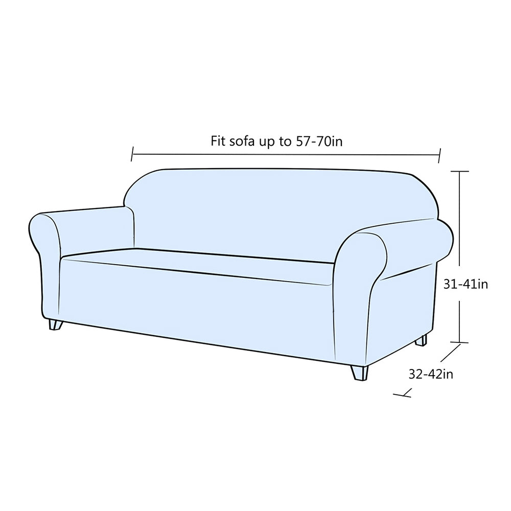 Leroy Plaid Stretch Sofa Slipcover