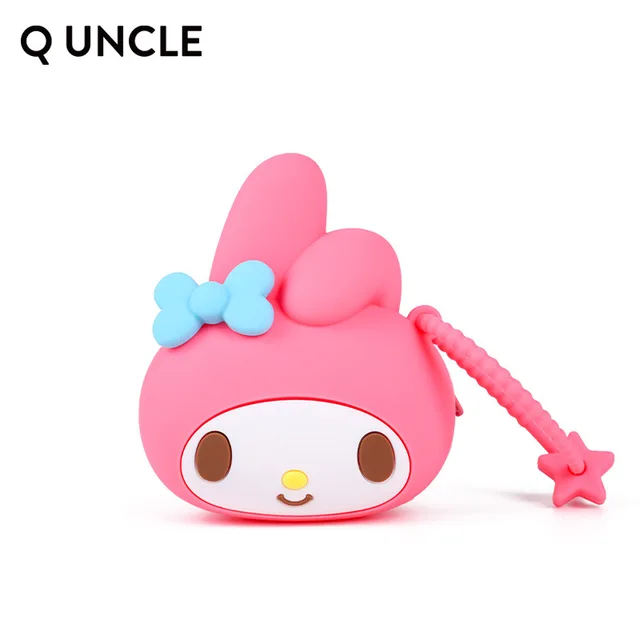 Kawaii Sanrio Hello Kitty Kuromi Mini Silicone Coin Purse Children Cute Caryoon My Melody Coin Purse Children Bag Girl Gifts