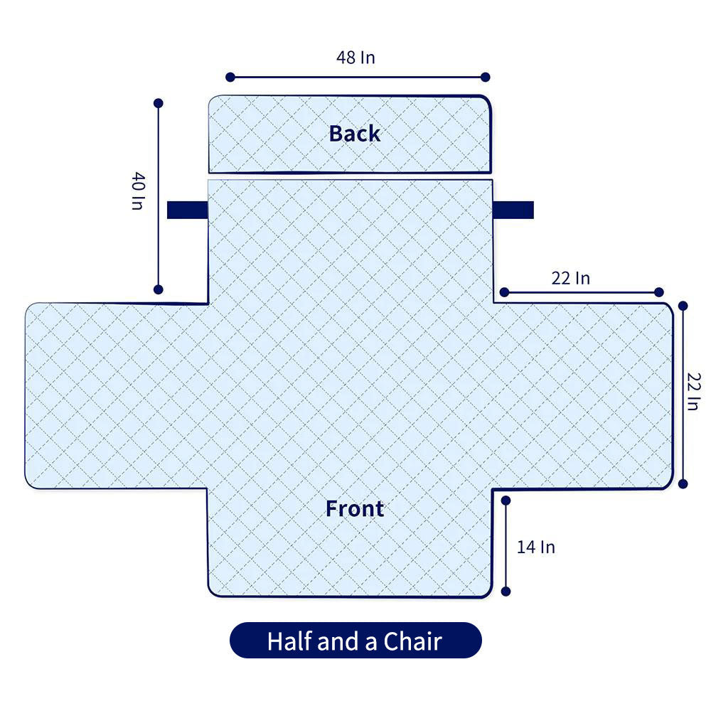 Connor Reversible Sofa Slipcover With Pockets